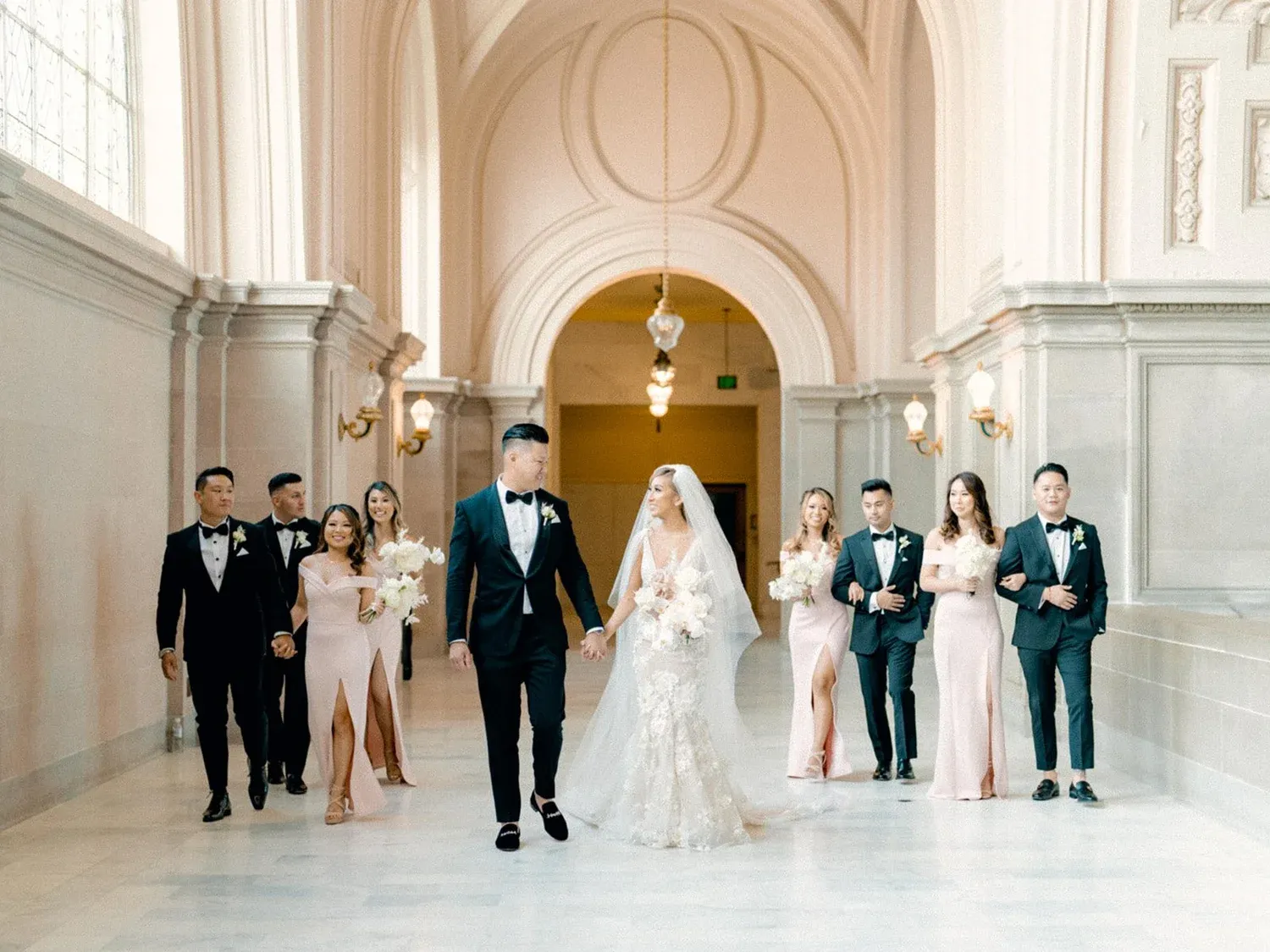 Maivy and Patrick on their wedding day