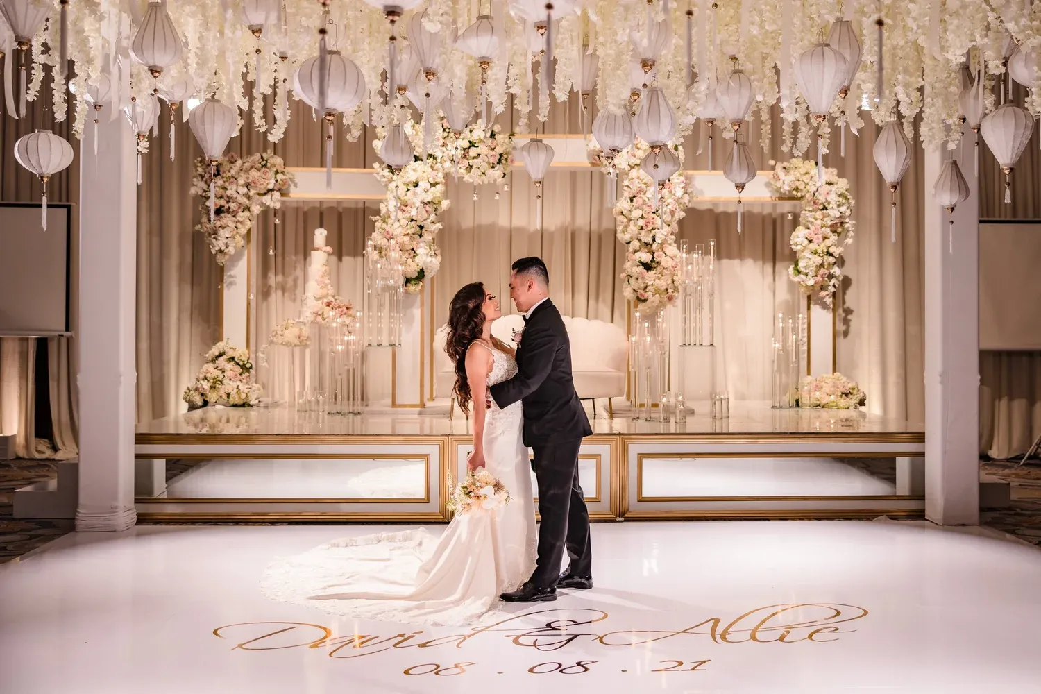 A wedding at the Hyatt Regency Huntington Beach